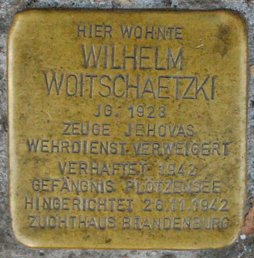 Stolperstein Erich-Weinert-Strae 132