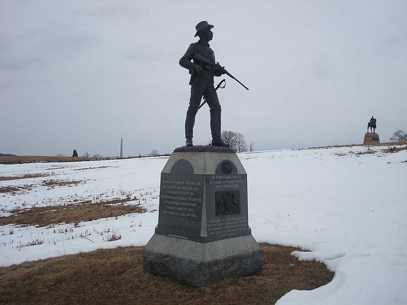 Monument 2nd Pennsylvania Cavalry Regiment