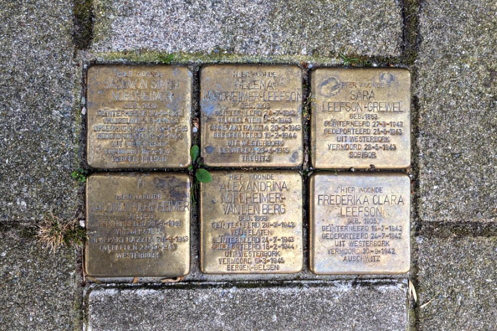 Stolpersteine Valeriusstraat 153 #1