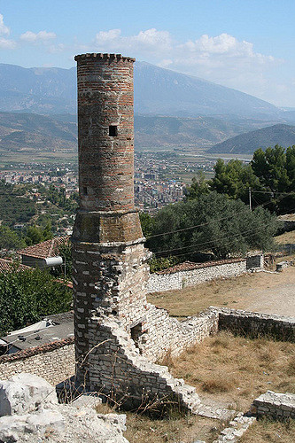 Ruins Mosques Berat Castle