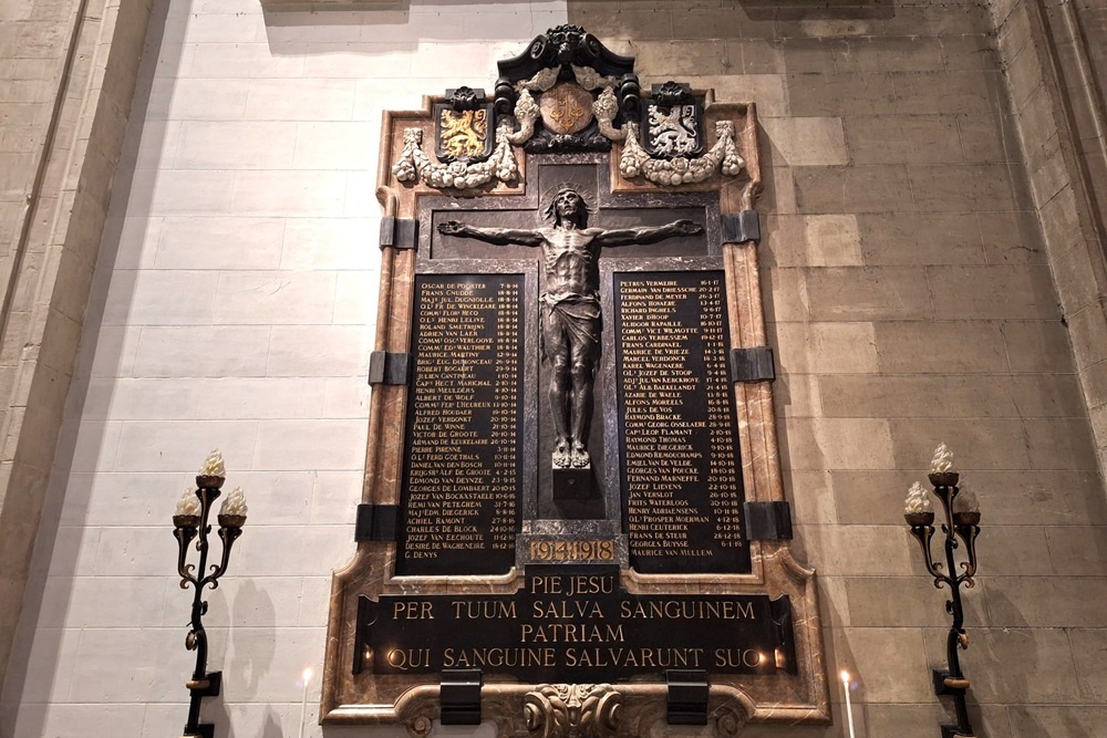 War Memorial Ghent Onze-Lieve-Vrouw Sint-Pieters Church #1