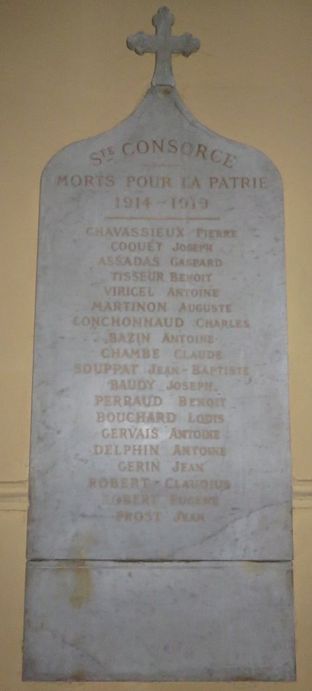 Monument Eerste Wereldoorlog Sainte-Consorce