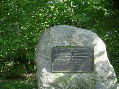 Memorial Stone Stand against National Socialism