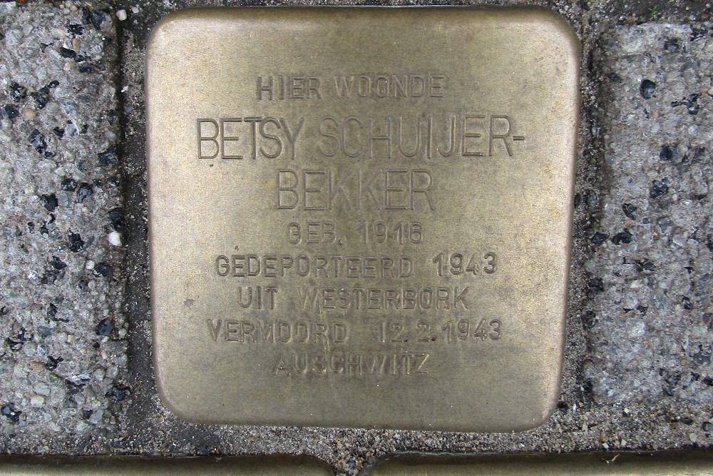 Stolpersteine Van Heurnstraat 165 #2