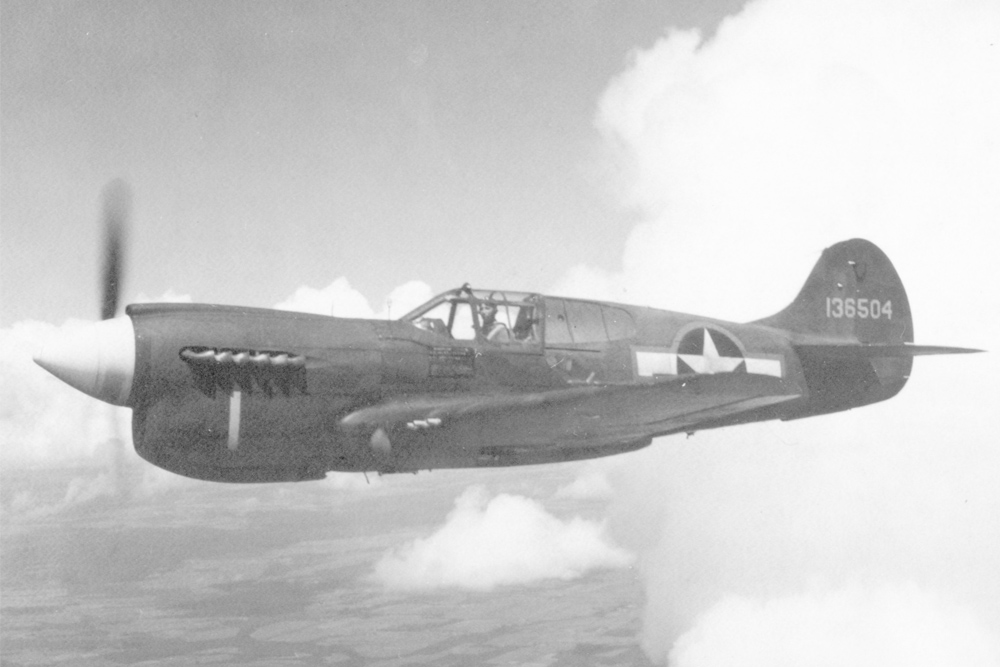 Crashlocatie & Restant P-40E-1 Kittyhawk 41-24821