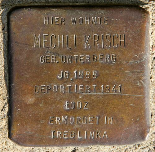 Stolpersteine Bötzowstraße 60 #3