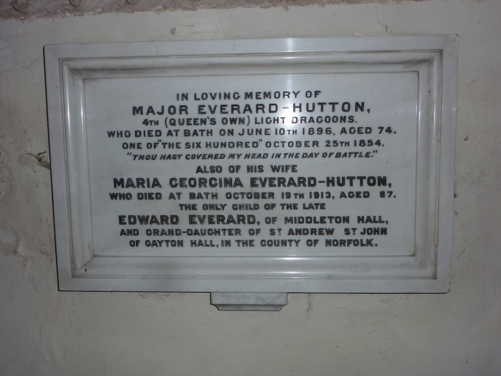 Gedenkteken Major Everard-Hutton