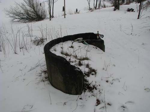 Remains Russian Pillbox Z-6 (St. Petersburg)