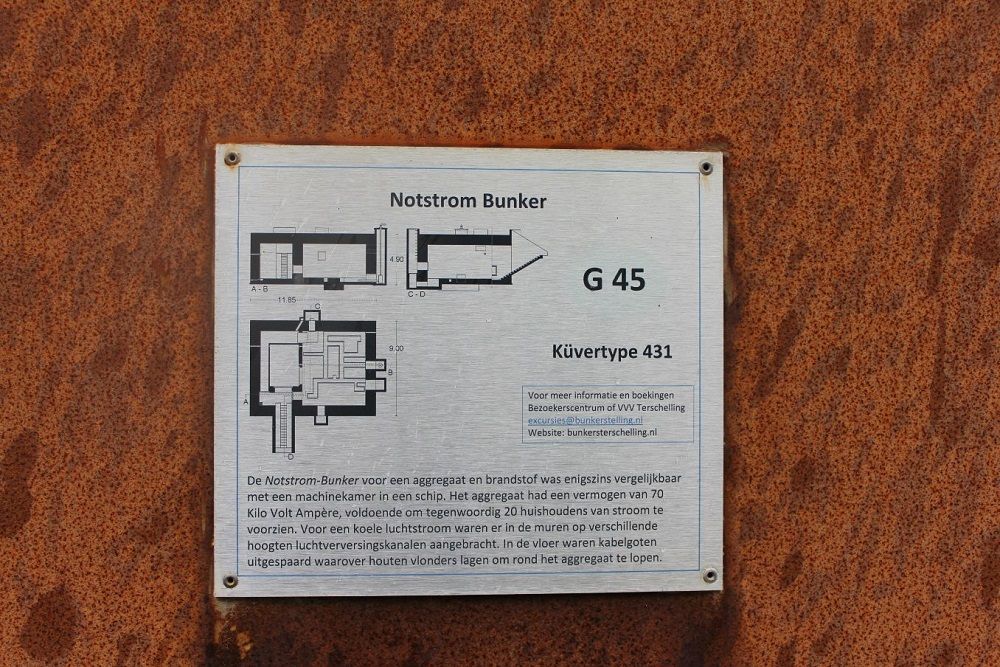 Duitse Radarstelling Tiger - Kvertype 431 Notstrombunker #2