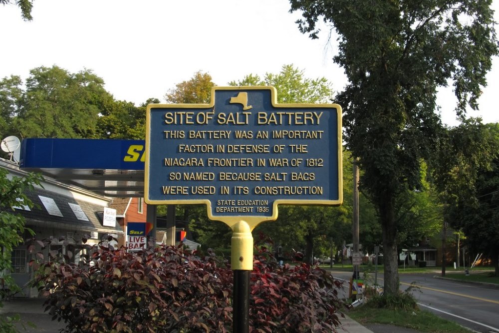 Information Sign Salt Battery