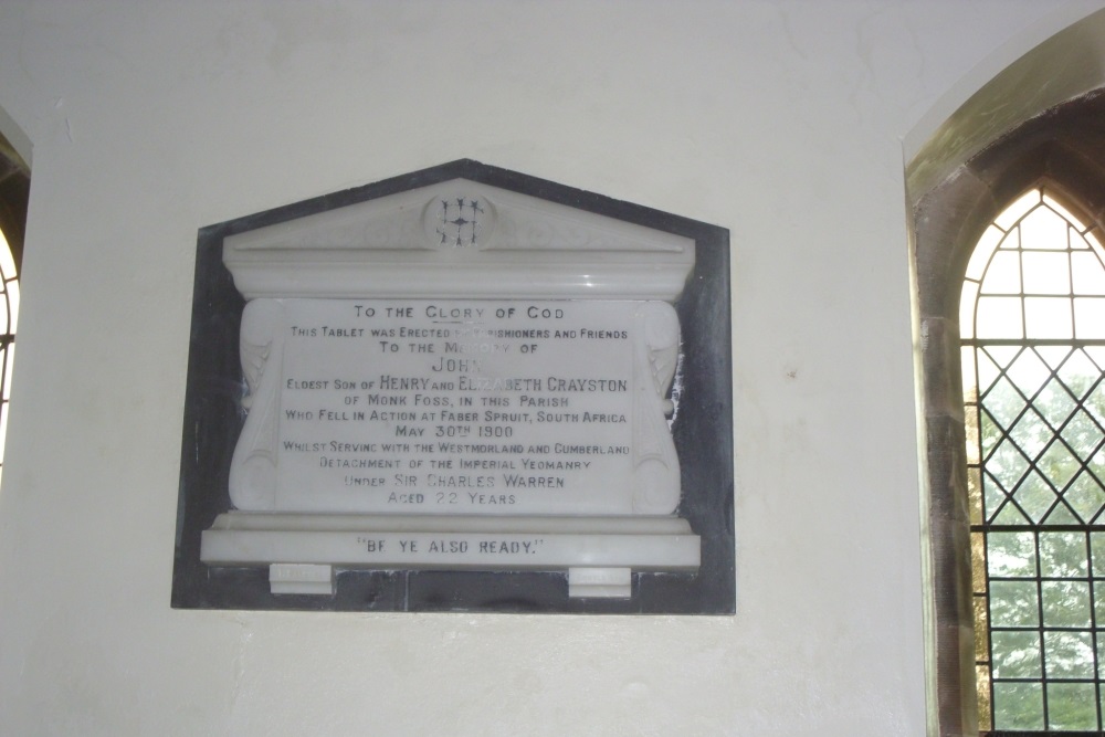 Memorial John Crayston