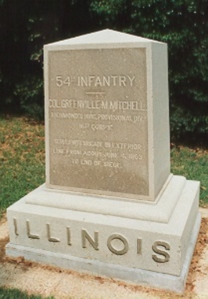 Monument 54th Illinois Infantry (Union)