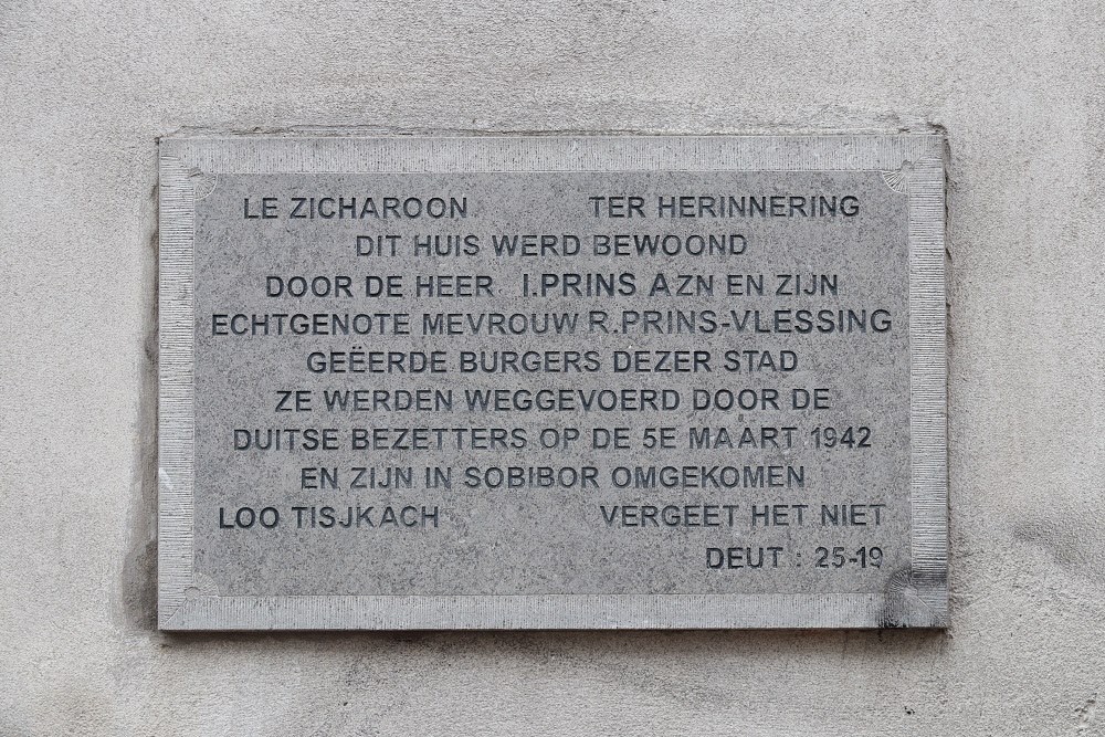 Memorial I. Prins & A. Prins-Vlessing Alkmaar