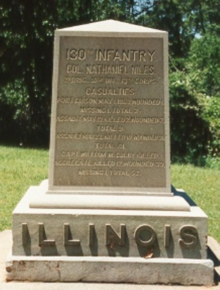130th Illinois Infantry (Union) Monument