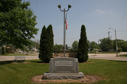 Monument Veteranen Soldiers Grove