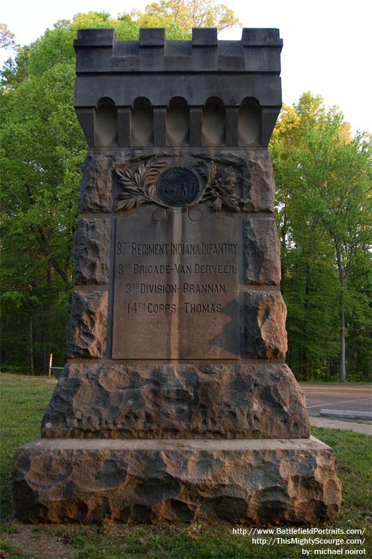 Monument 87th Indiana Infantry Regiment
