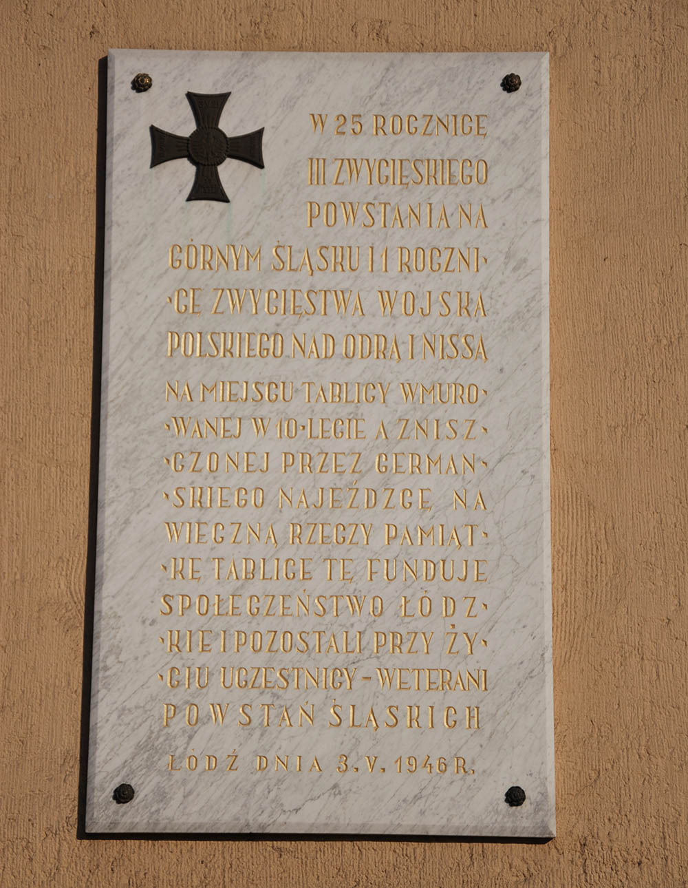 Gedenktekens 3e Silezische Opstand Lodz