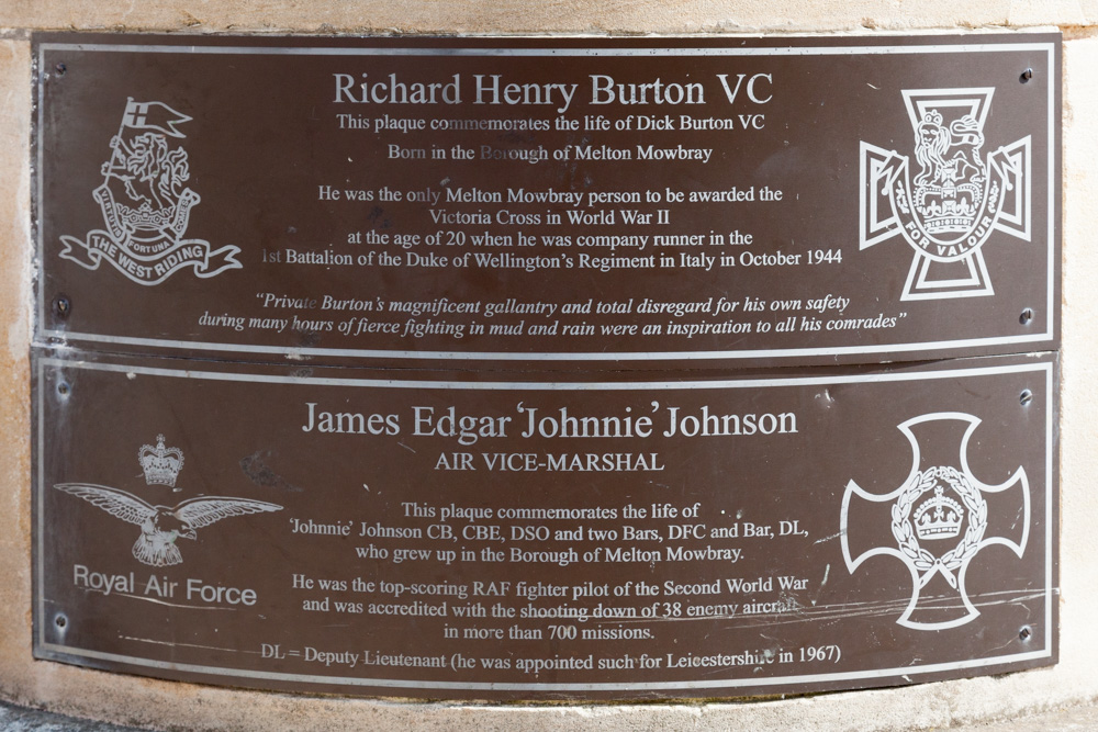 Memorials Richard Henry Burton VC and 'Johnnie' Johnson