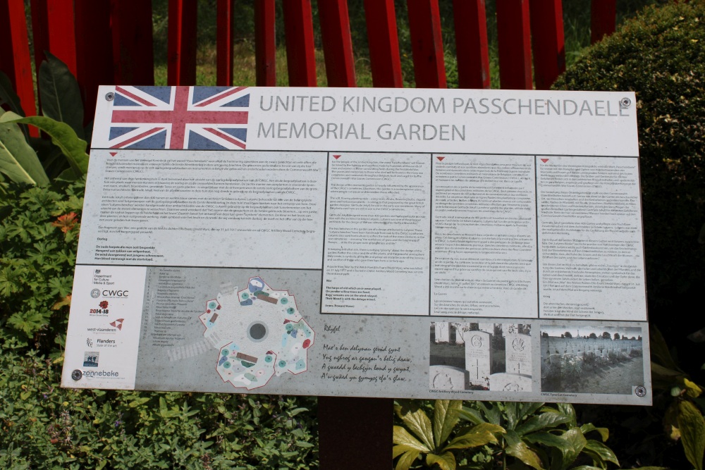 Passchendaele Memorial Garden Verenigd Koninkrijk #5