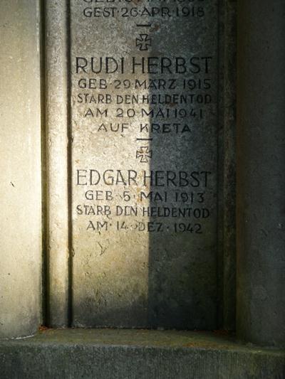 Herdenkingsteksten Duitse Gesneuvelden Westfriedhof II #2