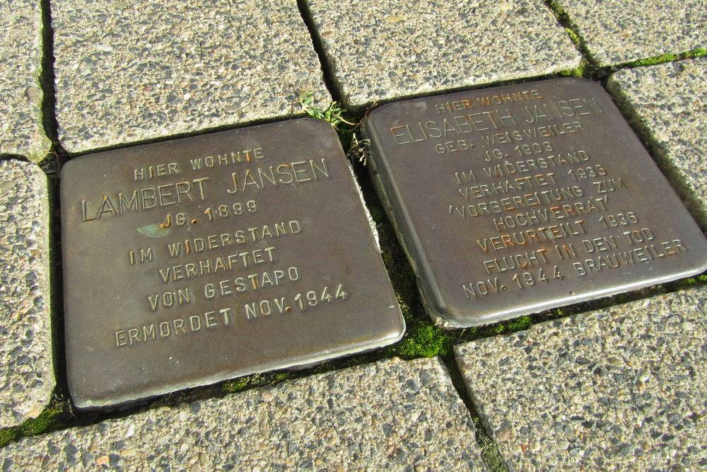 Stolperstein Vogelsangerstrae 344 #1