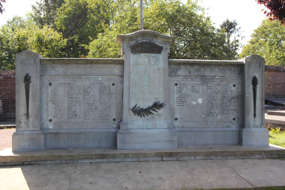 Oorlogsmonument Begraafplaats Ottignies