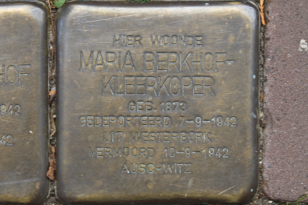 Stolpersteine Nieuwe Amstelstraat 14 #3