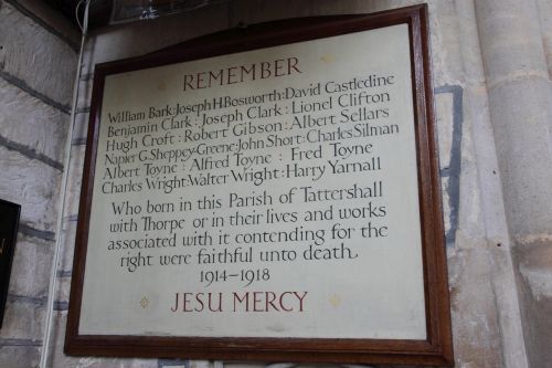 Memorial Victims of WW1 Holy Trinity Collegiate Church