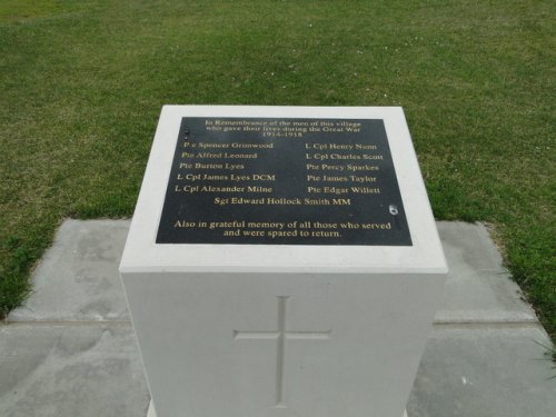 War Memorial Tuddenham