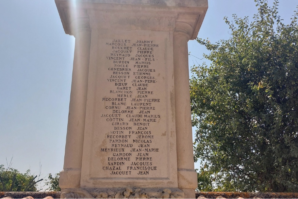 War Memorial Chambon #4