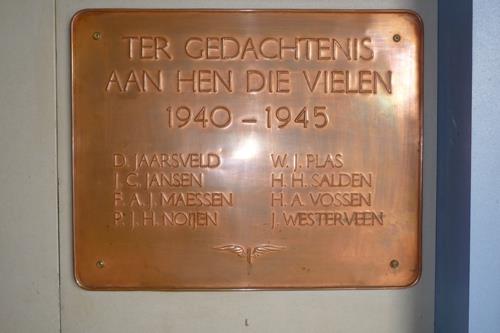 Gedenktekens Omgekomen NS-medewerkers Roermond