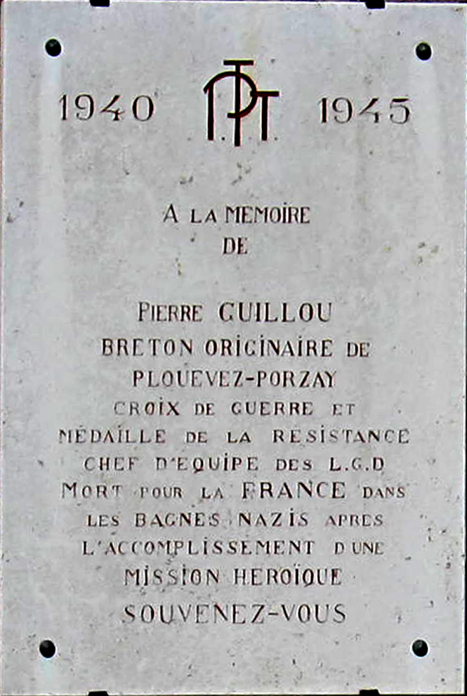 Gedenkteken Pierre Guillou
