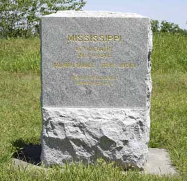 Monument 46th Mississippi Infantry (Confederates)