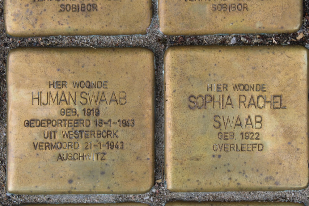 Stolpersteine Topaasstraat 2 #3