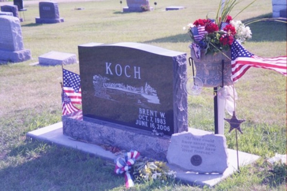 American War Grave Elm Creek Cemetery