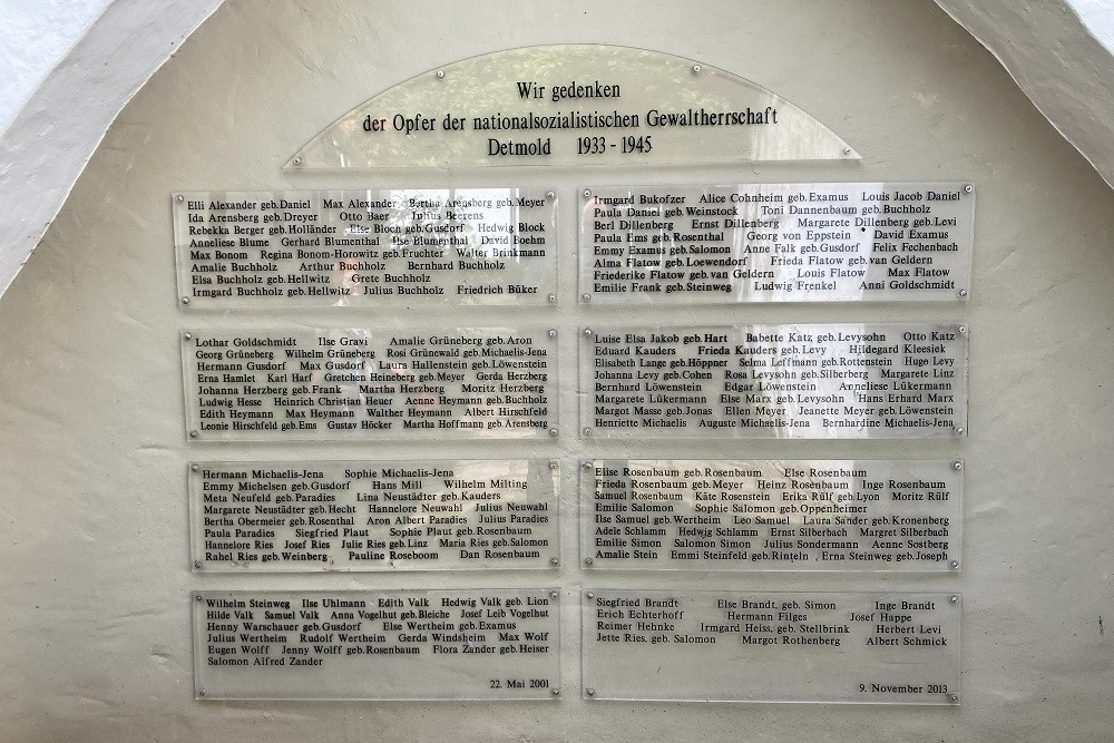 Monument Slachtoffers Nationaal Socialisme Detmold #2