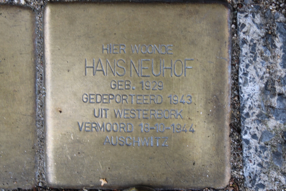 Stolpersteine Van de Wervestraat 4 #4