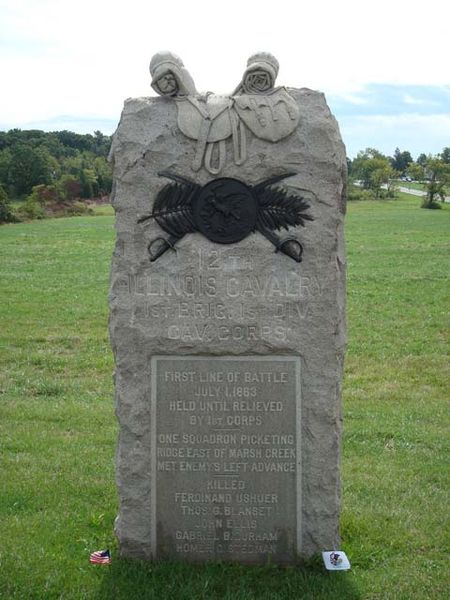 12th Illinois Cavalry Monument