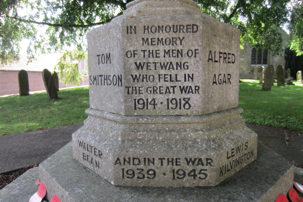 War Memorial Wetwang