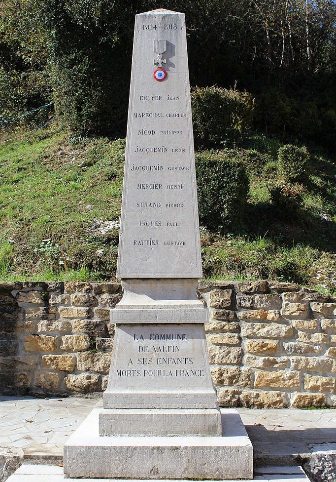 World War I Memorial Valfin-sur-Valouse
