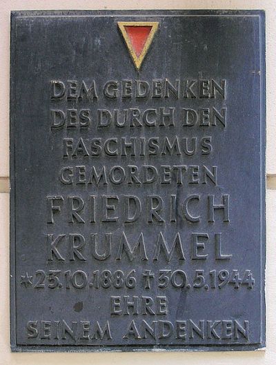 Gedenkteken Friedrich Krummel
