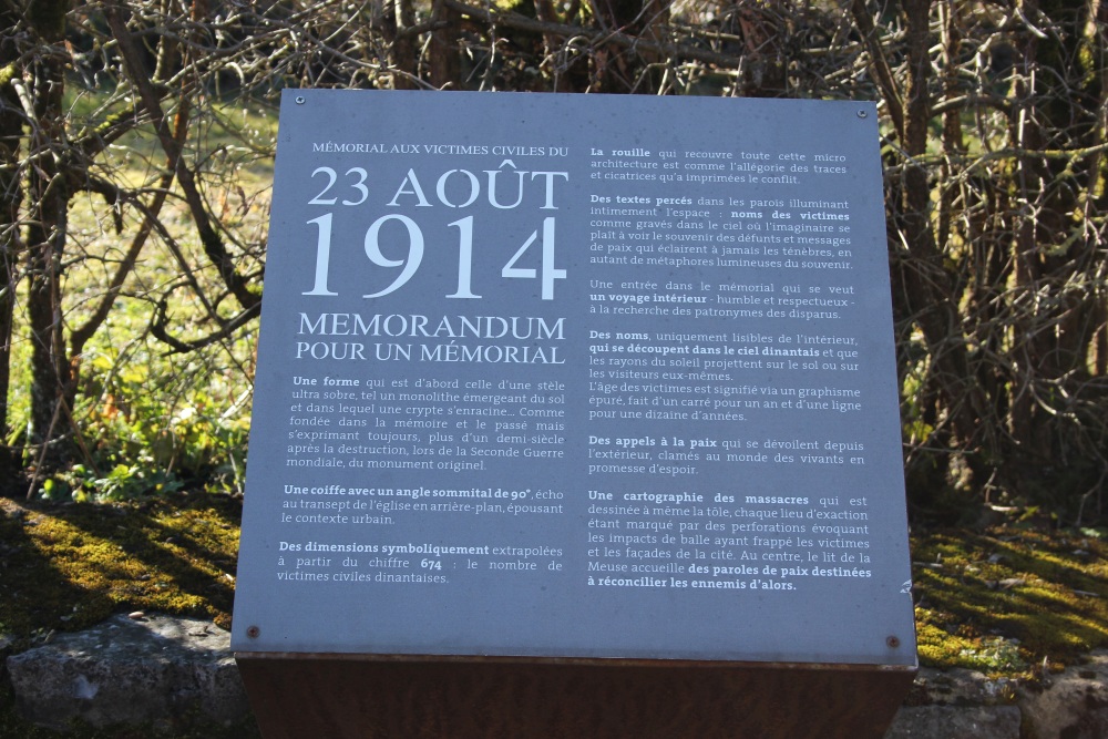 Memoriaal 23 Augustus 1914 Dinant	