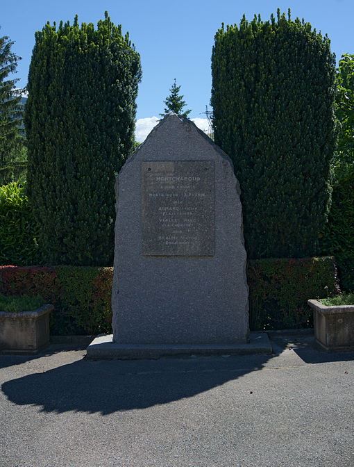 Monument Eerste Wereldoorlog Montchaboud