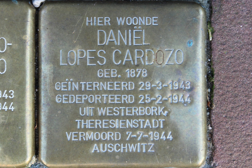 Stolpersteine Nieuwe Prinsengracht 64 #3