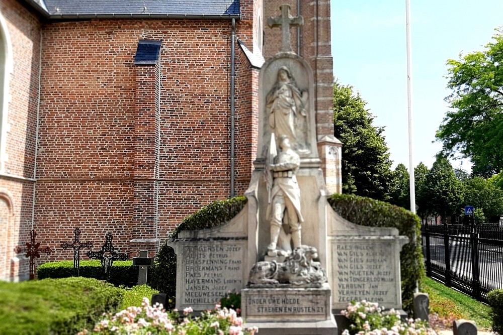 Oorlogsmonument Kerkhof Meerle