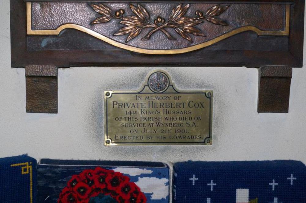 Memorial Private Herbert Cox