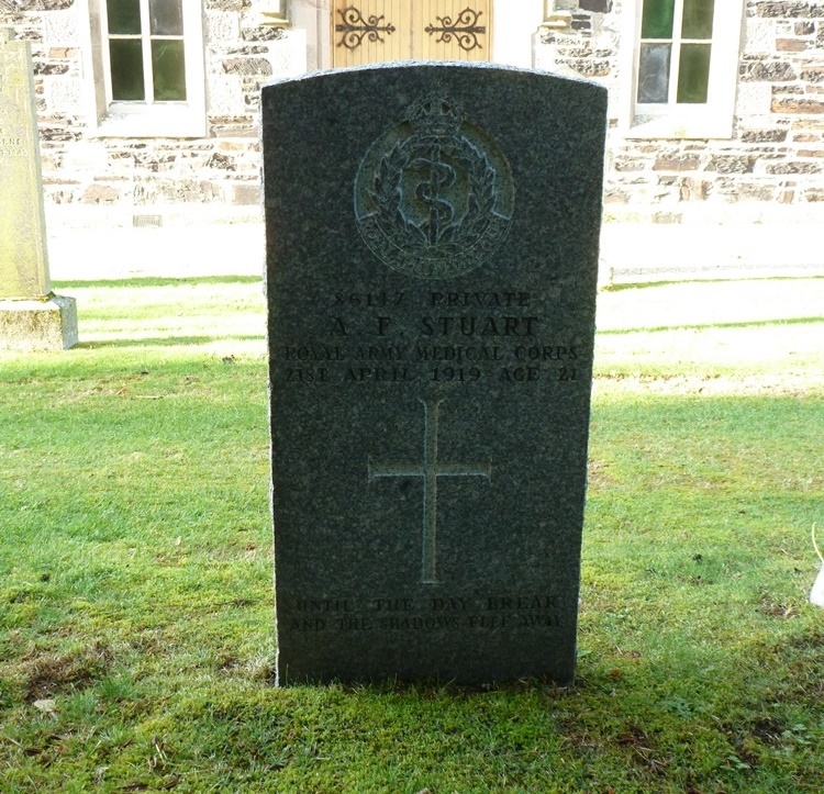 Commonwealth War Grave Gartly Parish Churchyard