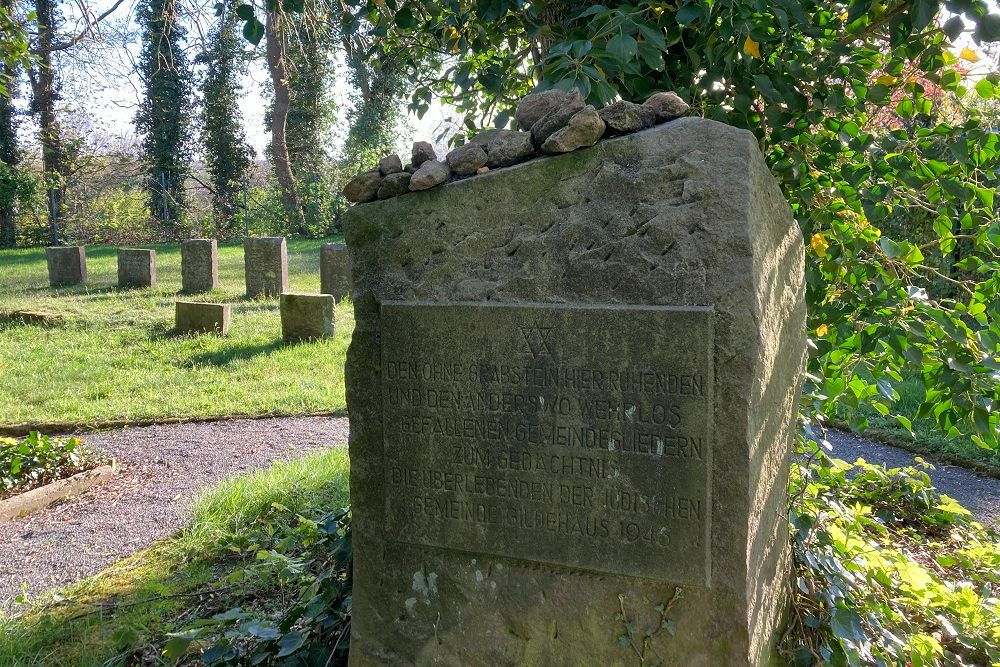 Memorial Stone Jewish Cemetery Gildehaus #1