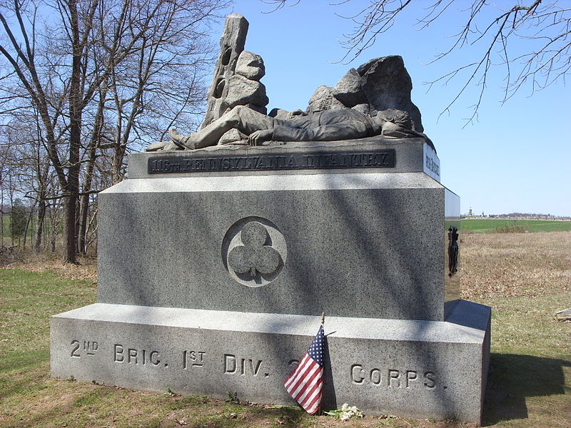 Monument 116th Pennsylvania Infantry