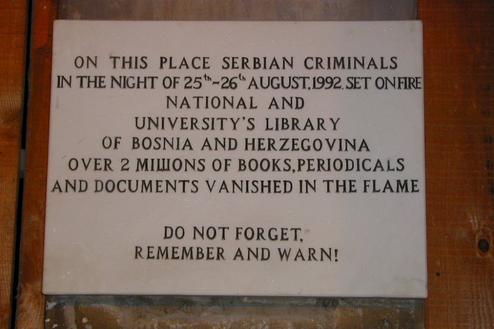 Memorial Library Arson